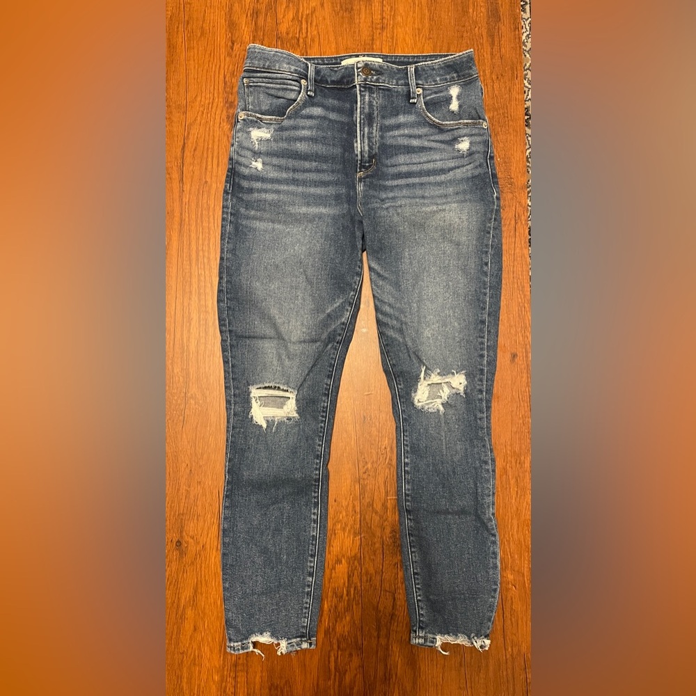 Abercrombie & Fitch Super Skinny Ankle High Rise